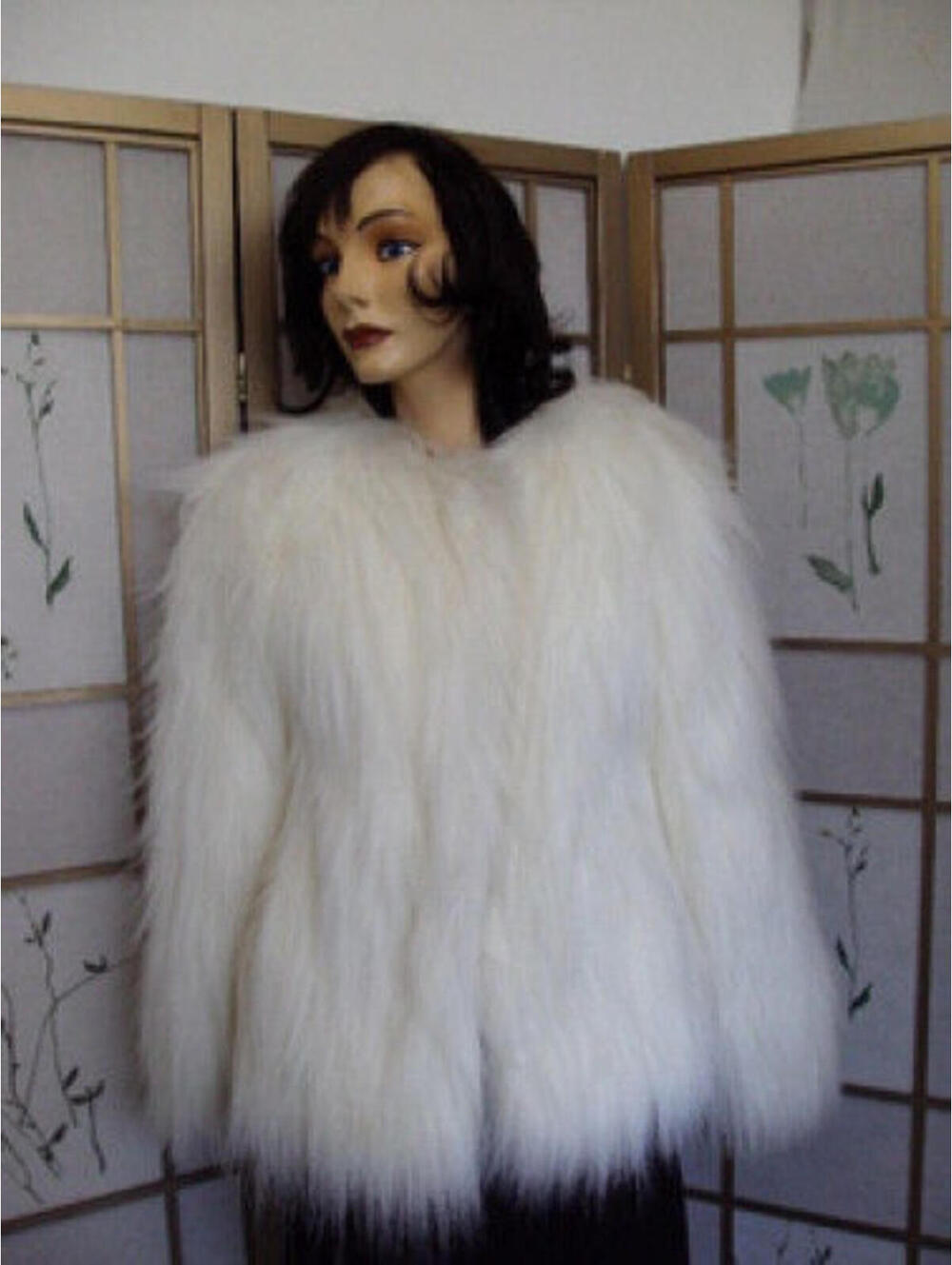 MINT WHITE FAUX FUR WEDDING JACKET WOMEN WOMAN SIZE 4-6 SMALL